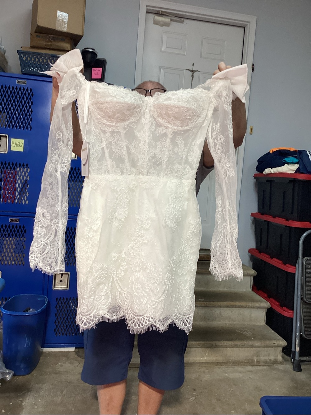 UNTAMED PETALS BY AMANDA JUDGE  mini wedding dress